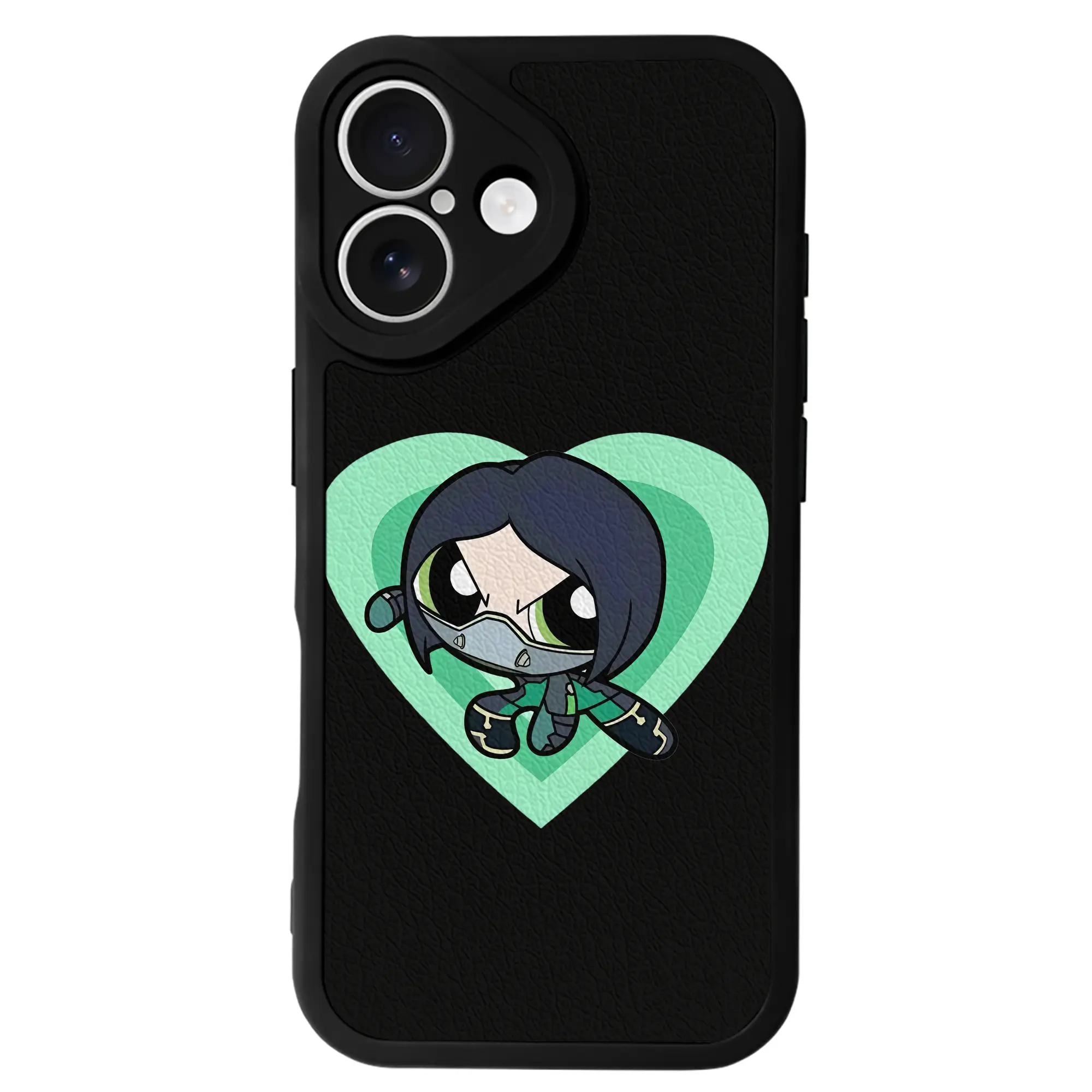 VALORANT グッズ,ヴァイパー - IPhone 16シリーズ対応 ・ シリコンスマホケース ・ レザー調 ・ 高精度フィット ・ 耐衝撃 ・ ワイヤレス充電対応 ・ 精密カット